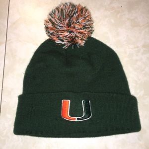 University of Miami beanie
